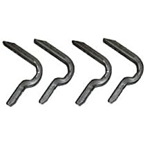300066 Running Board Mounting Kit - Natural, Steel, Direct Fit, Kit