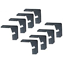 300068 Running Board Mounting Kit - Natural, Steel, Direct Fit, Kit