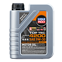 Synthetic Motor Oil, 7.13 Quart (qt) capacity, 1 Liter, Sold Individually, Top Tec 4200 5W30 Euro Series