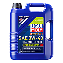 Synthetic Motor Oil, 10 Quart (qt) capacity, 5 Liters, Sold Individually, Synthoil Energy A40 0W40 Euro Series