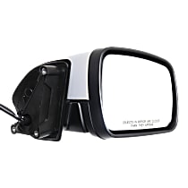 Passenger Side Mirror, Power, Power Folding, Heated, Paintable, Without Signal Light, Without memory, Without Puddle Light, Without Auto-Dimming, Without Blind Spot Feature