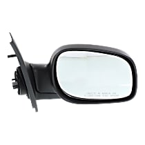 Passenger Side Mirror, Power, Manual Folding, Heated, Paintable, Without Signal Light, Without memory, Without Puddle Light, Without Auto-Dimming, Without Blind Spot Feature