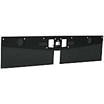 Mud Flaps, Textured Black Center, Rubber, Tow Guard Series