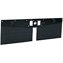 Mud Flaps, Textured Black Center, Rubber, Tow Guard Series