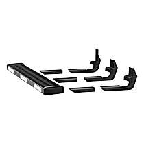 415254-401727-0 Grip Step Series Running Boards, Powdercoated Textured Black Non-Powered Aluminum Sold Individually