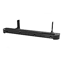 415358-571511 Rear Bumper, Powdercoated Textured Black, with Fixed Brackets