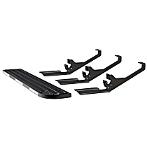 495154-401800-0 Rear, Passenger Side Bumper, Black, 54 In. Lift