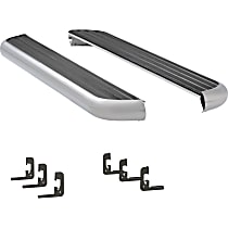 575088-570713 6 1/2 in. MegaStep Series Running Boards, Polished Non-Powered Aluminum Set of 2