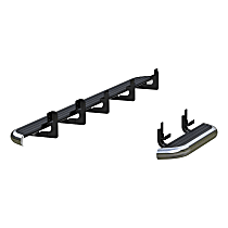 575100-570747 MegaStep Series Running Boards, Polished Non-Powered Stainless Steel Set of 2