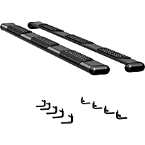 584098-570745 O-Mega II 6 in. Series Running Boards, Powdercoated Textured Black Non-Powered Aluminum Set of 2