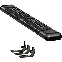 584254-401727 Running Boards, Powdercoated Textured Black, Aluminum, 54 in. Length, O-Mega II 6 in. Series