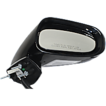 Passenger Side Mirror, Power, Manual Folding, Heated, Paintable, With Signal Light, With memory, With Puddle Light, Without Auto-Dim and Blind Spot Feature, For Models With Luxury/Sport Packages