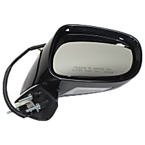 Passenger Side Mirror, Power, Manual Folding, Heated, Paintable, Without Signal Light, With memory, With Puddle Light, Without Auto-Dimming, Without Blind Spot Feature, Base Model