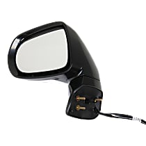 Driver Side Mirror, Power, Power Folding, Heated, Paintable, In-housing Signal Light, With memory, With Puddle Light, Without Auto-Dimming, Without Blind Spot Feature