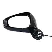 Driver Side Mirror, Power, Manual Folding, Heated, Paintable, In-housing Signal Light, With memory, With Puddle Light, Without Auto-Dimming, Without Blind Spot Feature