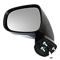 Driver Side Mirror, Power, Manual Folding, Heated, Paintable, No Signal Light, With memory, With Puddle Light, No Auto-Dimming, No Blind Spot Feature, Base Model