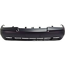 Front Primed Bumper Cover, Without Fog Light Holes