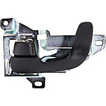 Front, Driver Side Black Interior Door Handle, With door lock button, Hatchback