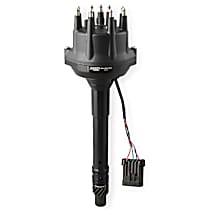 Black, Chevy Tall Deck Dual Sync Distributor