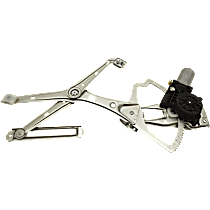 Front, Driver Side Power Window Regulator, With Motor