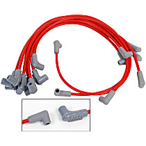 Spark Plug Wire, Custom Fit OEM Wires, 90 Degree Boots, Set of 8, 8.5mm Super Conductor Series - 