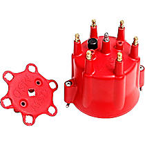8014 Chevy MSD 6 Cylinder HEI Distributor Cap w/Retainer
