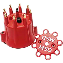 8433 Extra-Duty Series Distributor Cap - Red, Direct Fit, Sold Individually