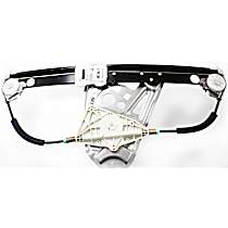 Replacement Rear, Driver Side Window Regulator, Power M491732