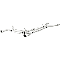 15310 Street Series - 2014-2022 Infiniti Q50 Cat-Back Exhaust System - Made of Stainless Steel