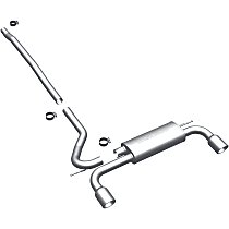 15490 Touring Series - 2011-2016 Mini Cat-Back Exhaust System - Made of Stainless Steel