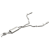 15579 MF Series - 2010-2013 Land Rover Range Rover Sport Cat-Back Exhaust System - Made of Stainless Steel