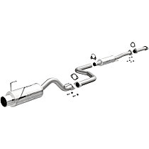 15643 Street Series - 1992-2000 Honda Civic Cat-Back Exhaust System - Made of Stainless Steel