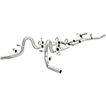 15898 Street Series - 1968-1973 Crossmember-back Exhaust System - Made of Stainless Steel