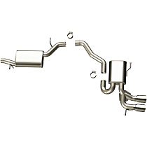 16717 Touring Series - 2006-2009 Audi A3 Quattro Cat-Back Exhaust System - Made of Stainless Steel