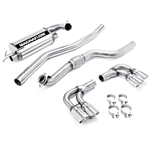 16761 Cat-Back Exhaust System, 4, 2.0, Made of Stainless Steel, Street Series