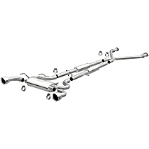 16820 Street Series - 2008-2015 Infiniti Cat-Back Exhaust System - Made of Stainless Steel