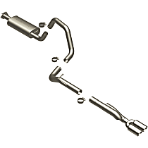 16888 MF Series - 1999-2004 Land Rover Discovery Cat-Back Exhaust System - Made of Stainless Steel