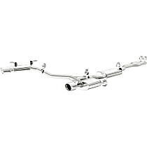 16936 Street Series - 2006-2010 Dodge Charger Cat-Back Exhaust System - Made of Stainless Steel