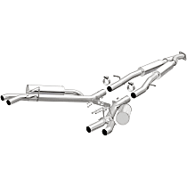 19405 Competition Series - 2018-2021 Kia Stinger Cat-Back Exhaust System - Made of Stainless Steel