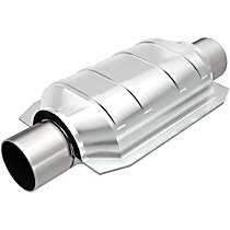 338106 No Returns Accepted - Rear Catalytic Converter, CARB and Federal EPA Standards, 50-state Legal, Semi-Universal (Welding Required)