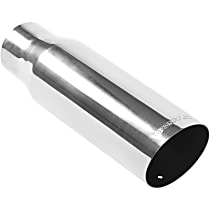 35104 Exhaust Tip - Polished, Stainless Steel, Single, Universal, Sold individually