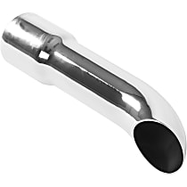 35179 Exhaust Tip - Polished, Stainless Steel, Single, Universal, Sold individually