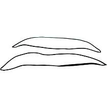 LM 18-N Weatherstrip Seal - Door Seal, Direct Fit, Sold individually