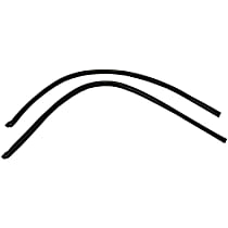 VR 2009 Metro Moulded Replacement Weatherstrip Seal - Window, Direct Fit, Set of 2