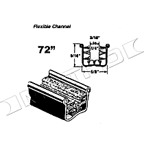 WC 11-72 Window Channel - Direct Fit