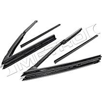 WR 2013 Weatherstrip Seal - Front, Driver Or Passenger Side, Window, Direct Fit, Set of 2