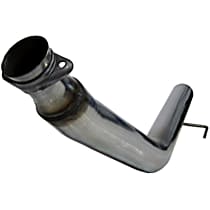 DS9401 Down Pipe - Natural, Stainless Steel, Direct Fit, Sold Individually