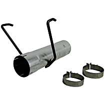 MDAL017 Muffler Delete Pipe - Aluminized Steel, Direct Fit