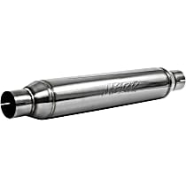 R1016 Muffler, Polished, Resonator Muffler Series