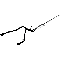 Black Cool Duals Series Cat-Back, Exhaust System, 5.7L 8Cyl, Made of Aluminized Steel - 